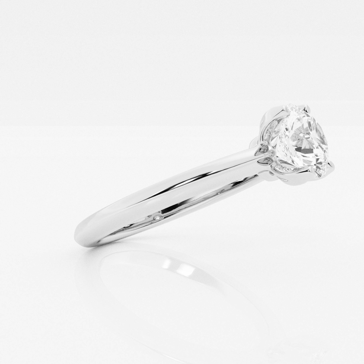 Additional Image 2 for  1 1/2 ctw Round Lab Grown Diamond Solitaire Engagement Ring